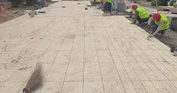 临沂黄金麻荔枝面地铺案例