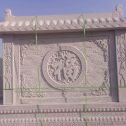临沂 芝麻白花岗岩屏风，照壁，影壁
