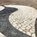 临沂 黄金麻冰裂缝室外铺装效果完美展示