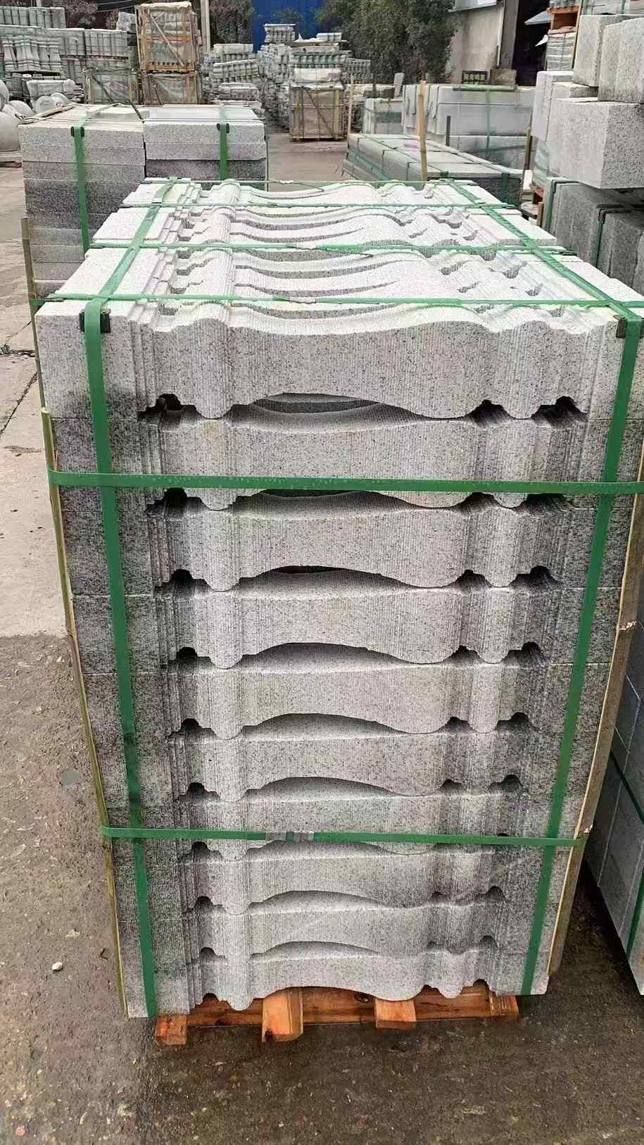 临沂 芝麻白方形拉丝面，栏杆花瓶柱