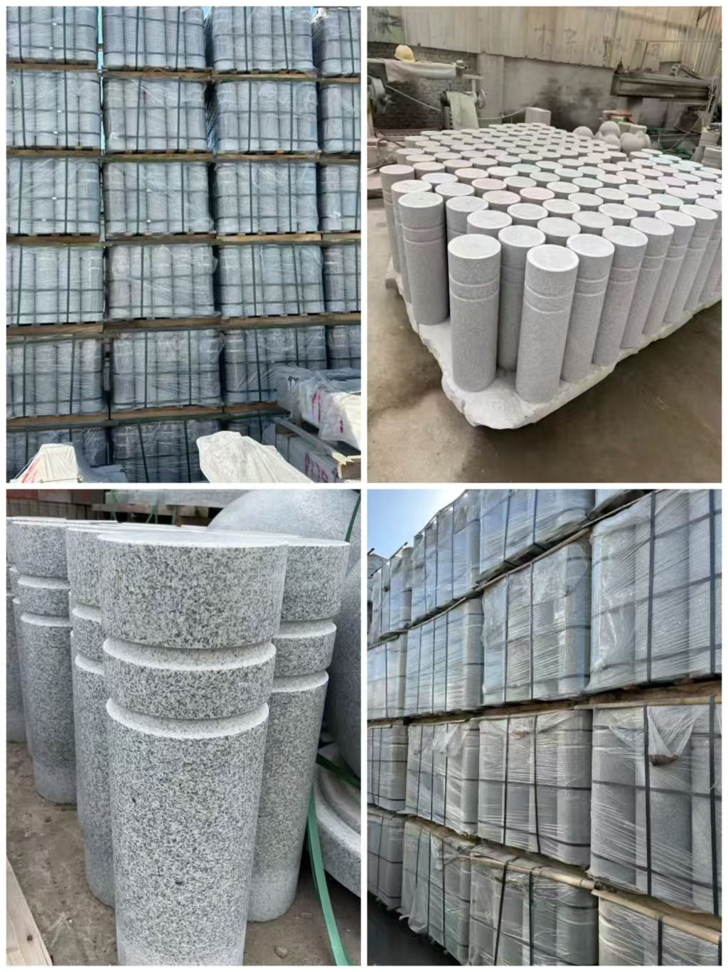 临沂 芝麻白花岗岩挡车柱、隔离柱多少钱